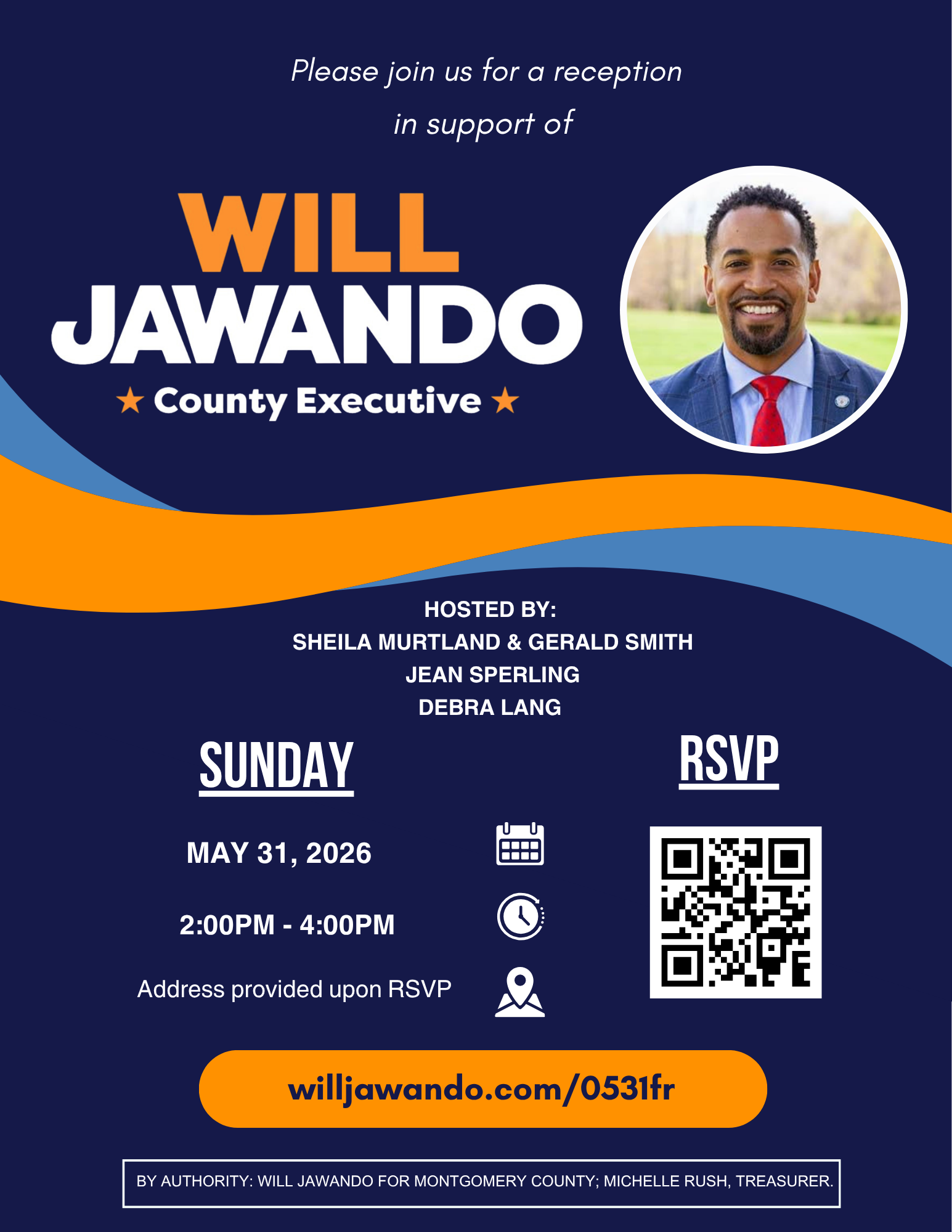 Meet and Greet hosted by Sheila Murtland ,Gerald Smith, Jean Sperling, and Debra Lang flyer