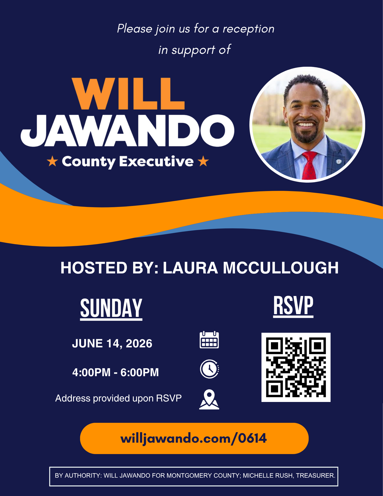 Meet and Greet hosted by Laura McCullough flyer