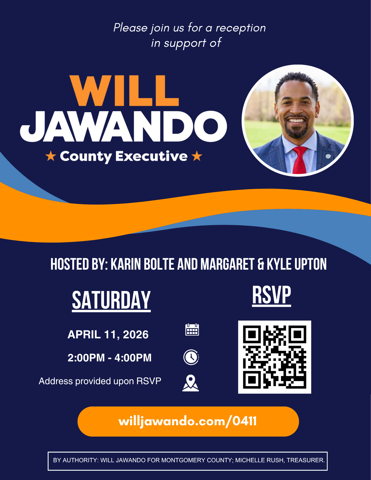 Meet & Greet hosted by Karin Bolte, Margaret and Kyle Upton flyer