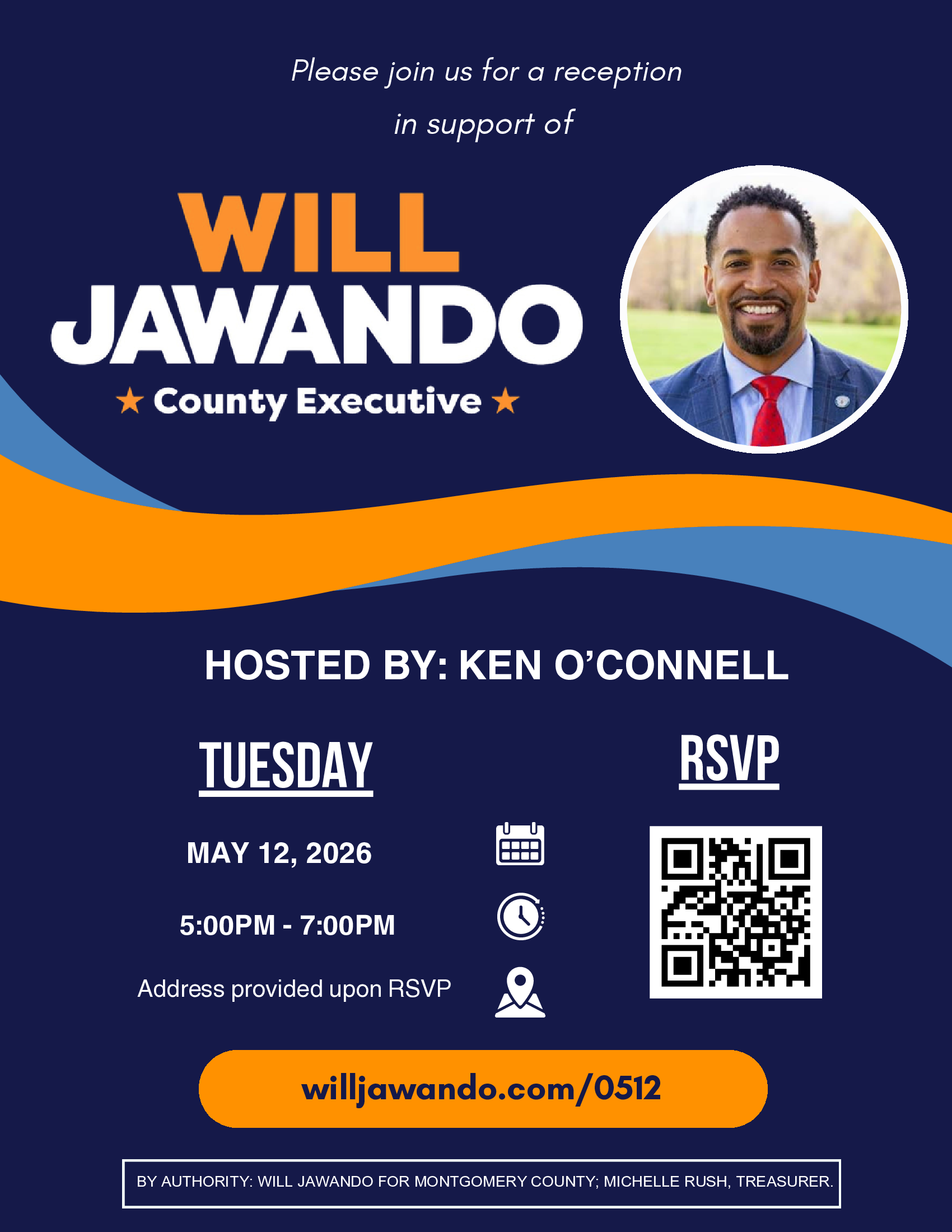 Reception for Will Jawando — Olney