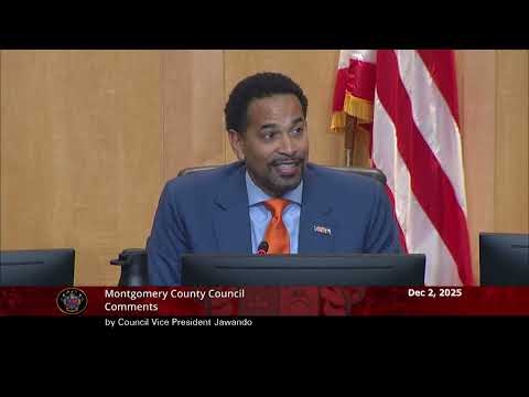 Outgoing Remarks From Council Vice President Jawando