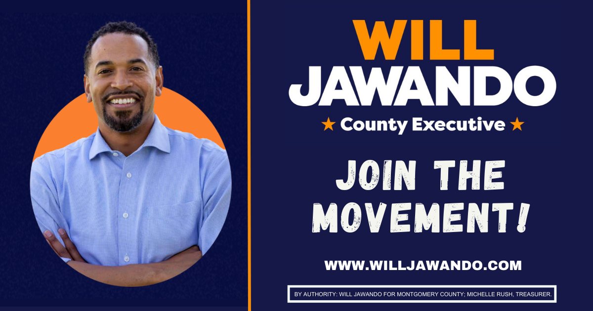 Will Jawando Anuncia su Candidatura para Ejecutivo del Condado de Montgomery